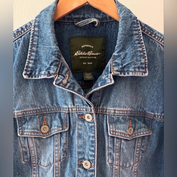 Vintage Eddie Bauer Denim Jacket // Large - Picture 2 of 5